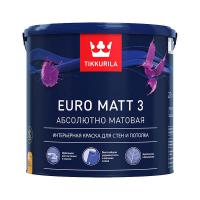 Краска в/д для стен и потолков EURO MATT 3 C (0,9 л)