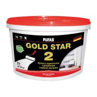 Краска в/д для стен и потолков GOLD STAR 2 (0,9 л)