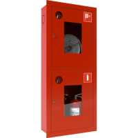 Шкаф пожарный красный ШПК-320 ВОК левый